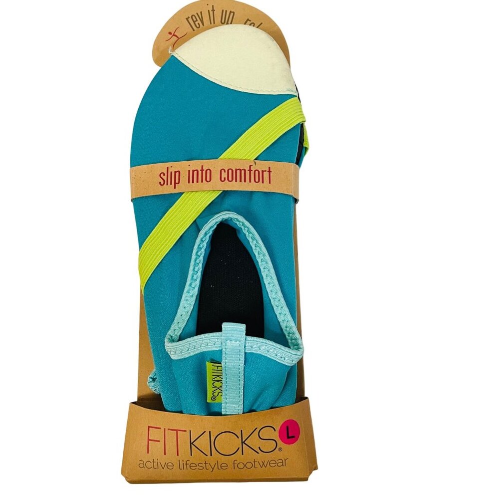 FitKicks Active Lifestyle Footwear Water Aqua Shoes Aqua Size L